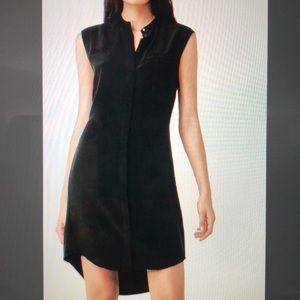 AllSaints Luna T-shirt dress in silk, size 6